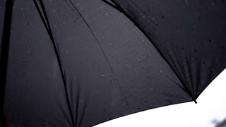 Rain on Umbrella
