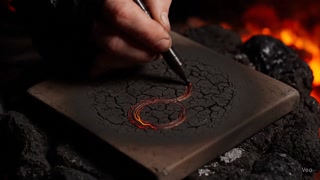 Lava Brush, create a microscopic volcanic world.